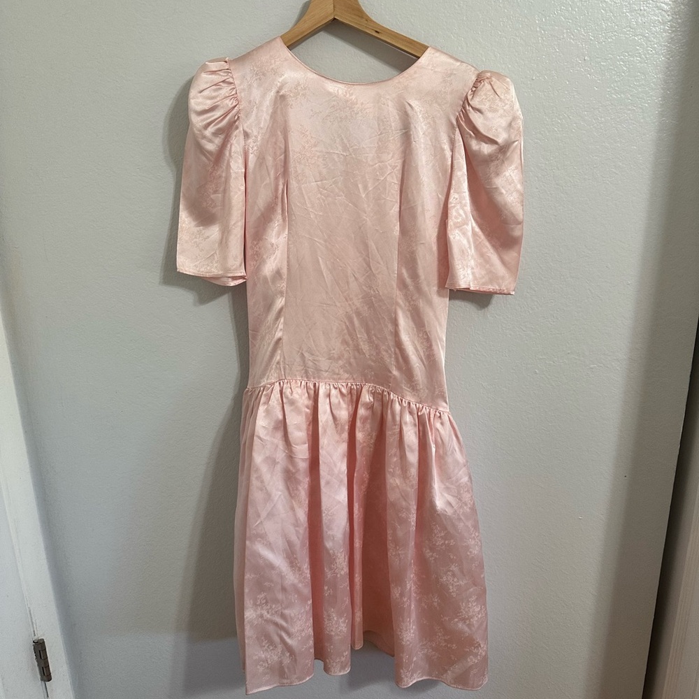 Vintage Drop Waist Puff Sleeve Occasion Dress (Easter! Valentine’s Day!)